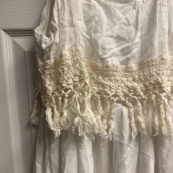 💕2 For $10 Maurices White Boho Vacation/Sundress Size XL - Picture 3 of 4